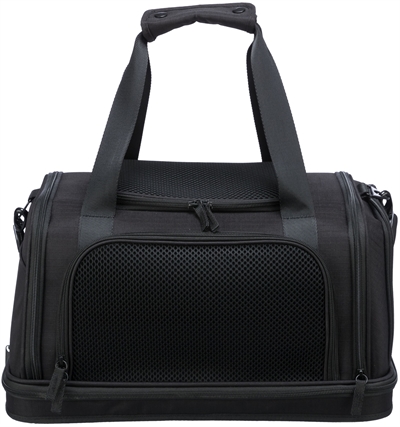 Trixie Vliegtuigtas Plane Zwart 44x28x25 cm
