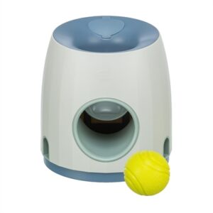 Trixie Dog Activity Strategiespel Ball&treat Lichtgrijs / Blauw 17x17x18 cm