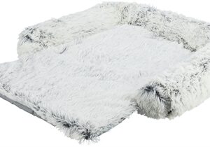 Trixie Sofa Bed Harvey Meubelbeschermer Hoekig Wit / Zwart 70x90x7 cm
