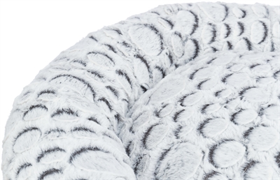 Trixie Kattenmand Mila Rond Pluche Wit / Grijs 50x50 cm