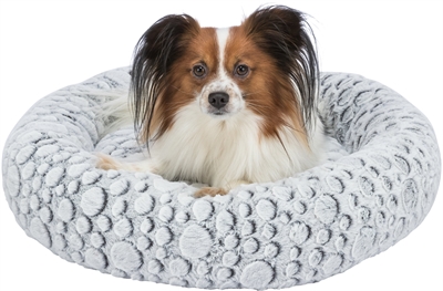Trixie Hondenmand Mila Rond Pluche Wit / Grijs 60x60x10 cm