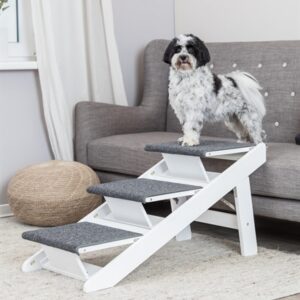 Trixie Loopplank Met Uitklapbare Treden Mdf Wit 44x106x46 cm