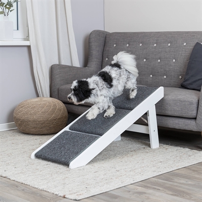 Trixie Loopplank Met Uitklapbare Treden Mdf Wit 44x106x46 cm