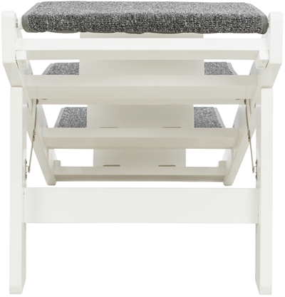 Trixie Loopplank Met Uitklapbare Treden Mdf Wit 44x106x46 cm