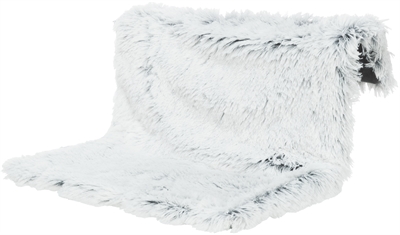 Trixie Radiator Hangmat Harvey Langhaar Pluche / Velours Wit Zwart 45x31x26 cm