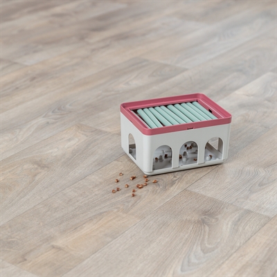Trixie Cat Activity Rod Box Wit / Bordeaux 20x16x12 cm