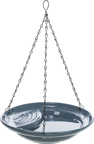 Trixie Vogeldrinkschaal Hangend Keramiek Blauw 26x26 cm 550 ml 3 st