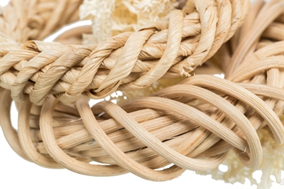 Trixie Luffaring Met Rotan-En Maisblad Ring Naturel 13x13 cm