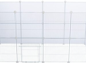 Trixie 4 Uitbreidingspanelen Voor 62460 Metaal Wit 35x35 cm