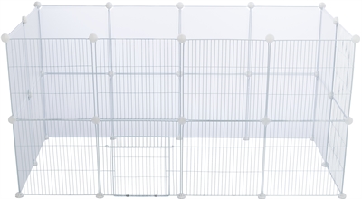 Trixie 4 Uitbreidingspanelen Voor 62460 Metaal Wit 35x35 cm