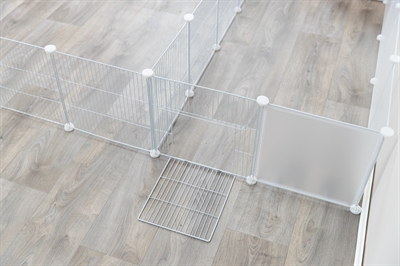Trixie 4 Uitbreidingspanelen Voor 62460 Metaal Wit 35x35 cm