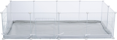 Trixie Vloer Voor Indoorren 62460 Grijs / Wit 140x70 cm