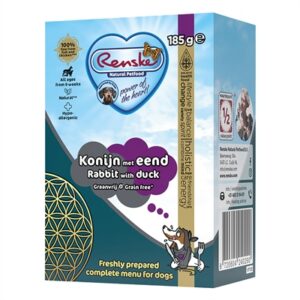 Renske Vers Bereide Maaltijd Eend En Konijn Graanvrij 24x185 gr