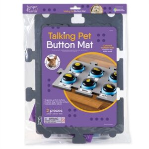Hunger For Words Talking Pet Button Mat 47.x34.x2. cm