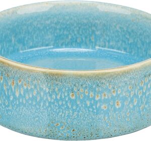 Trixie Voerbak / Drinkbak Keramiek Blauw 13x13 cm 400 ml