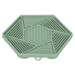 Trixie Lick'n'snack Mat Met Zuignappen Siliconen Salie 17 cm