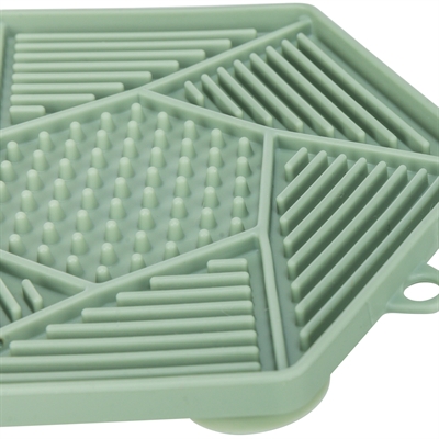 Trixie Lick'n'snack Mat Met Zuignappen Siliconen Salie 17 cm