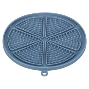Trixie Lick'n'snack Mat Met Zuignappen Siliconen Blauw 18 cm 3 st