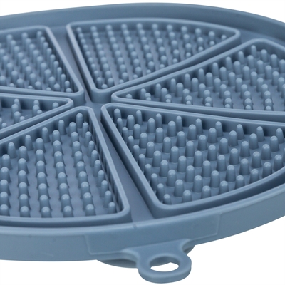 Trixie Lick'n'snack Mat Met Zuignappen Siliconen Blauw 18 cm 3 st