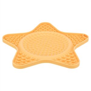 Trixie Lick'n'snack Mat Ster Siliconen Geel 23.5 cm
