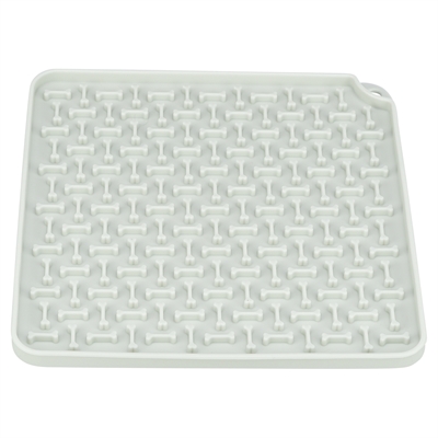 Trixie Lick'n'snack Mat Siliconen Lichtgrijs 20x20 cm