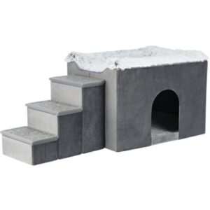 Trixie Hondenmand Huis Harvey Met Trap Grijs / Wit 119x50x47 cm