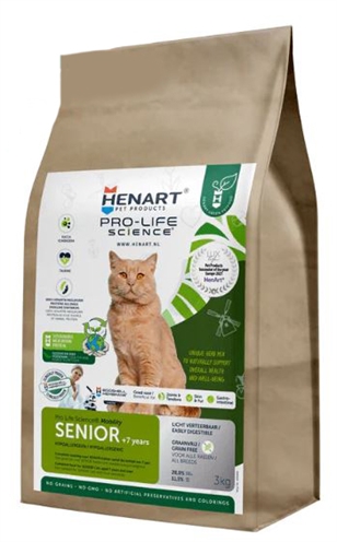 Henart Insect Cat Senior With Hem Eggshell Membrane 3 kg