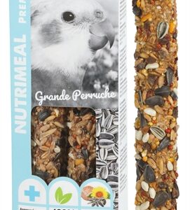 Zolux Nutrimeal Stick Grote Parkiet / Papegaai Zonnebloempitten 110 gr 2 st