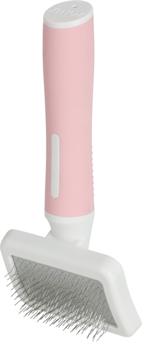 Zolux Anah Slickerborstel Roze / Wit S 7.5x3.5x16.5 cm