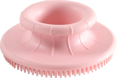 Zolux Anah Borstel Rond Rubber Roze 7.5x7.5x3 cm