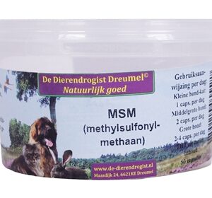 Dierendrogist Msm Capsules 50 st