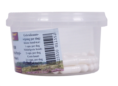 Dierendrogist Msm Capsules 50 st