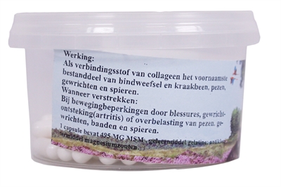 Dierendrogist Msm Capsules 50 st