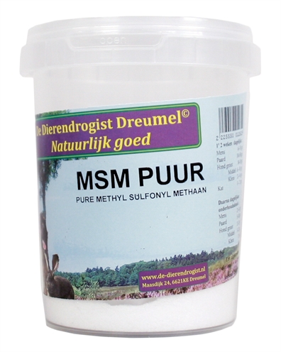 Dierendrogist Msm Puur Poeder 250 gr