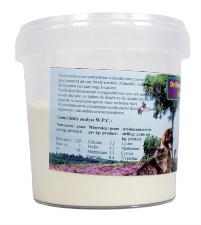 Dierendrogist Weiproteine Concentraat Hond / Kat 400 gr