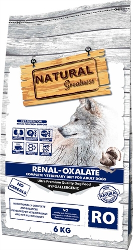 Natural Greatness Veterinary Diet Dog Renal Oxalate Complete 6 kg