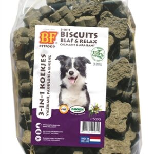 BF Petfood 3 In 1 Hondenkoekjes Blaf & Relax 500 gr