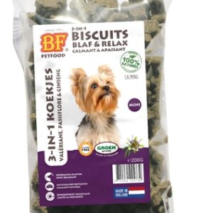 BF Petfood 3 In 1 Hondenkoekjes Blaf & Relax Mini 200 gr