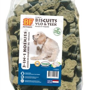 BF Petfood 3 In 1 Hondenkoekjes Look & Kruid 500 gr