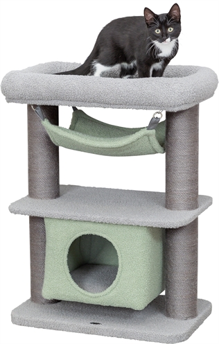 Trixie Kitten Krabpaal Lunito Grijs / Mintgroen 71 cm