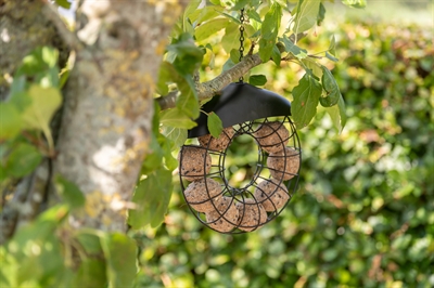 Trixie Mezenbolhouder Rond Met Dak Zwart 24x8x8 cm 2 st