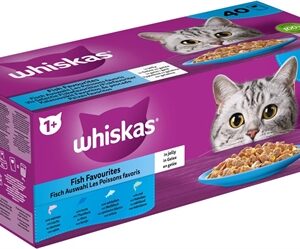Whiskas Multipack Pouch Adult Vis Selectie In Gelei 40x85 gr