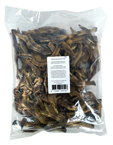 Petsnack Eendenpoten 1 kg