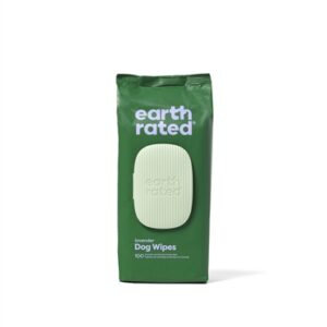 Earth Rated Dog Wipes Lavendel Composteerbaar 20.5x20.5 cm 100 st