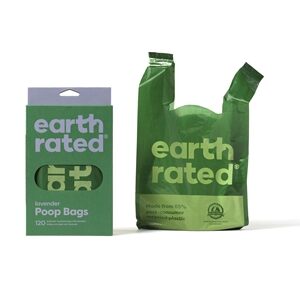 Earth Rated Poepzakjes Met Handvaten Lavendel Gerecycled 120 st