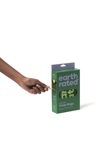 Earth Rated Poepzakjes Met Handvaten Lavendel Gerecycled 120 st