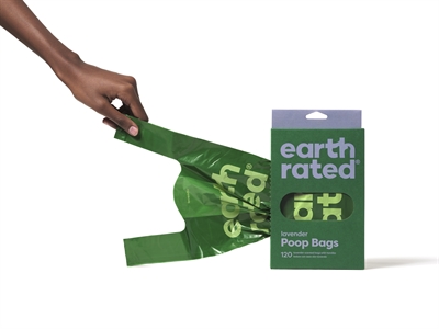 Earth Rated Poepzakjes Met Handvaten Lavendel Gerecycled 120 st