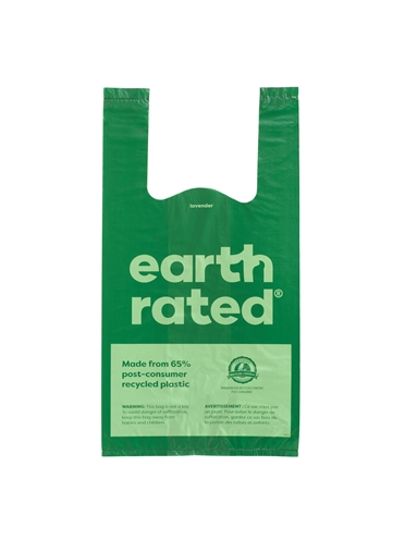Earth Rated Poepzakjes Met Handvaten Lavendel Gerecycled 120 st
