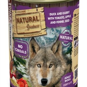 Natural Greatness Duck / Rabbit / Tomato / Apple / Fennel Seeds 400 gr