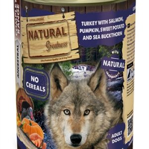 Natural Greatness Turkey / Salmon / Pumpkin / Sweet Potato 400 gr